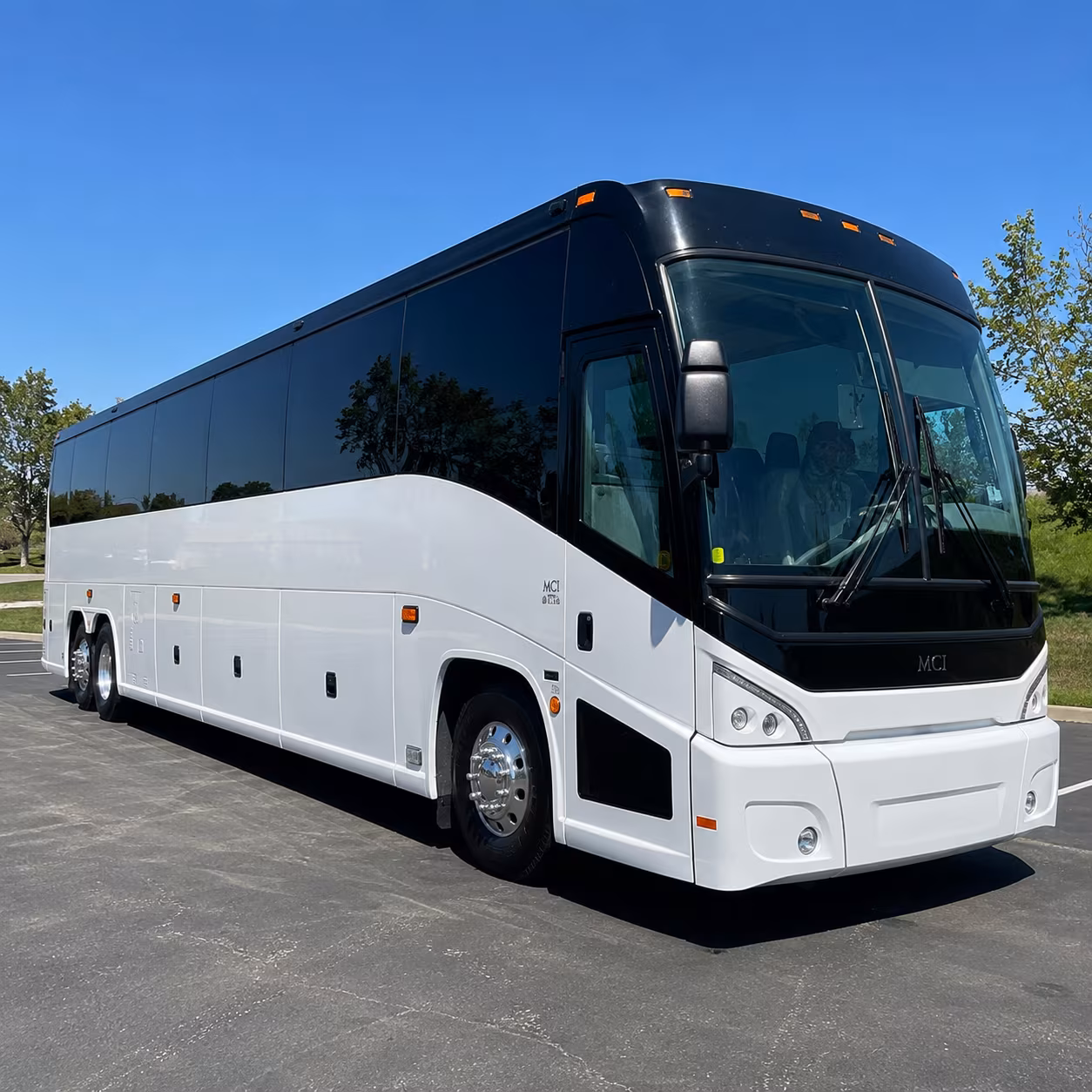 columbia charter bus services exterior