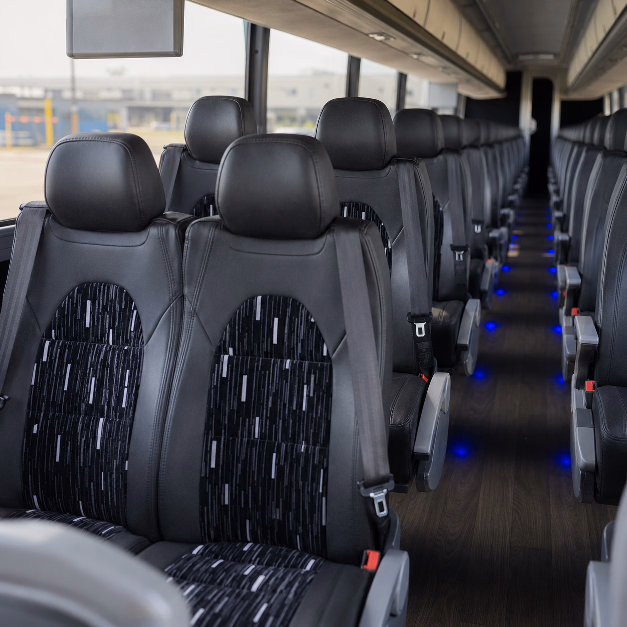 the bus type and amenities